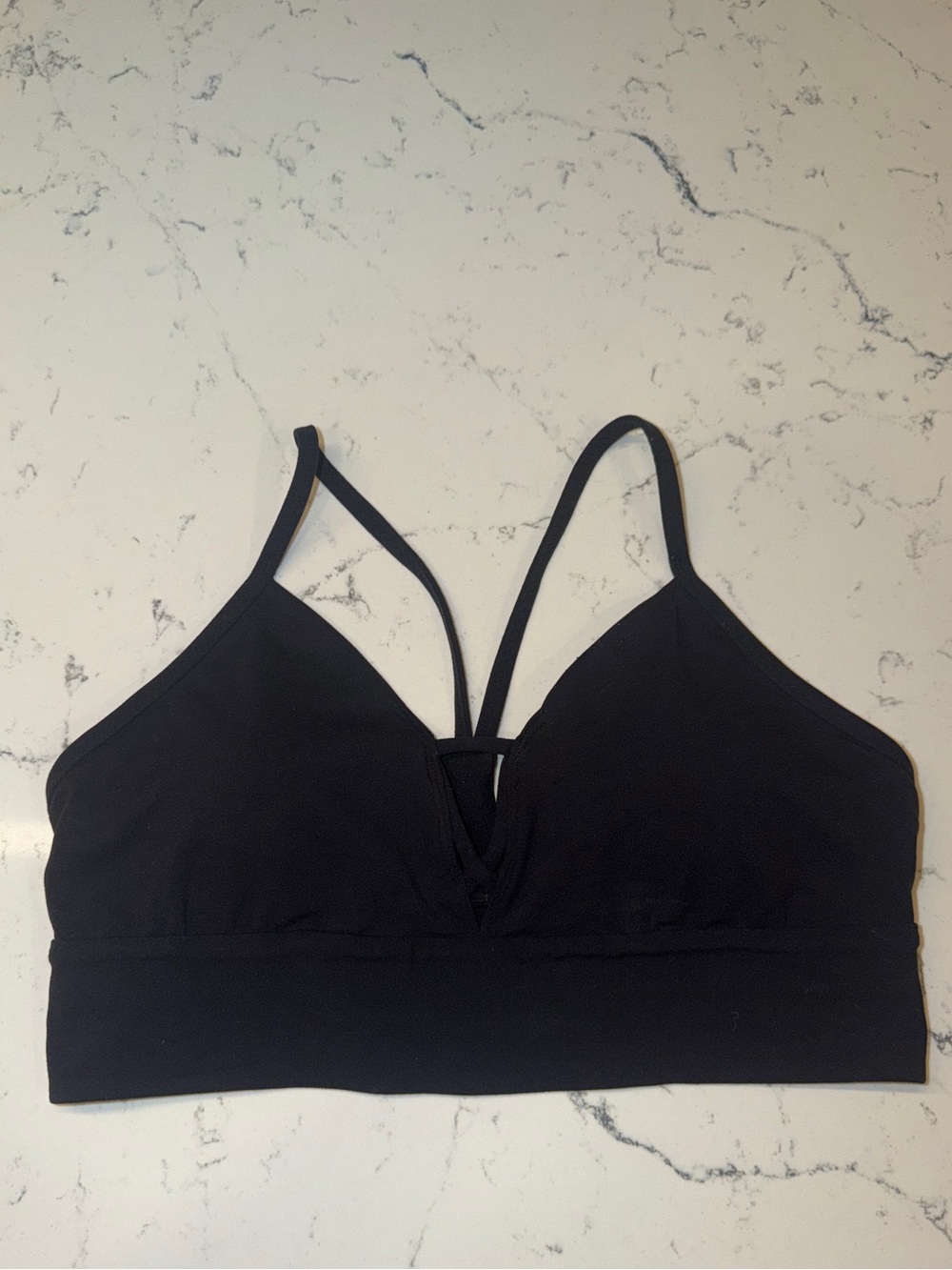 lululemon Black Strappy Sports Bra